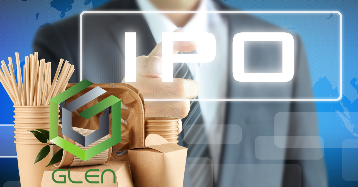 GLEN Industries IPO GMP chart with company logo used for educational purposes only.