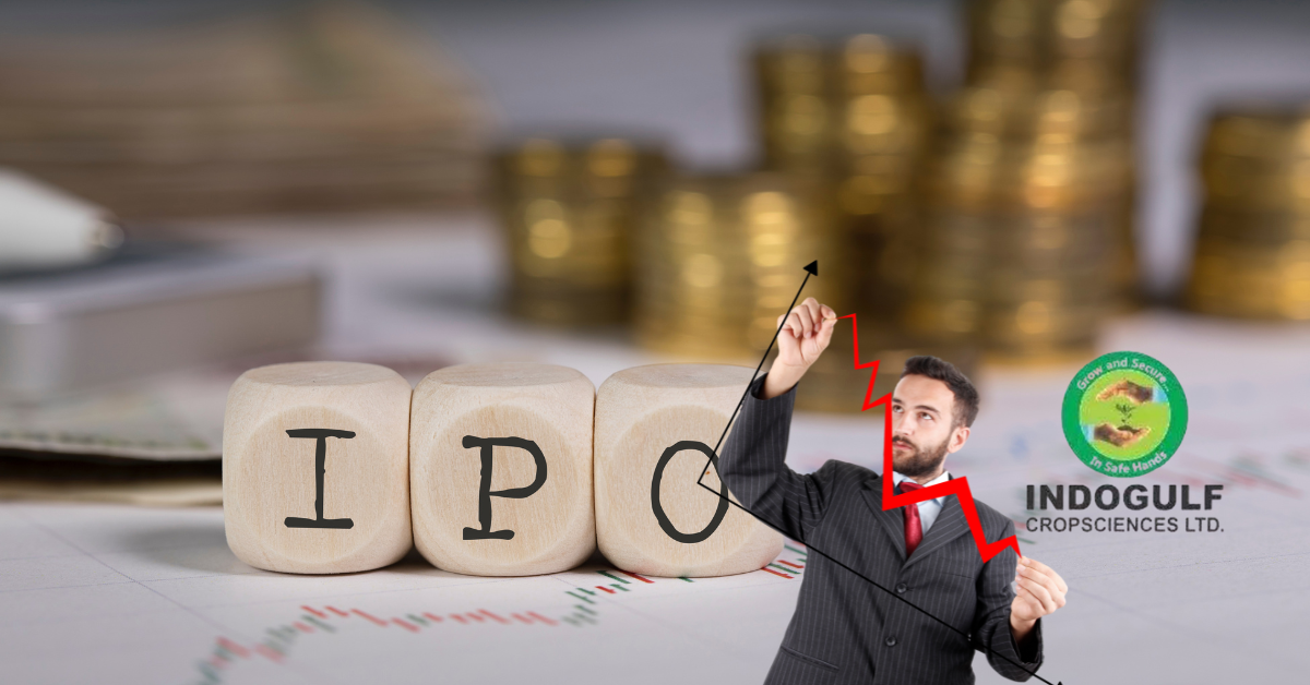 Indogulf Cropsciences logo with transparent background used for educational IPO content.