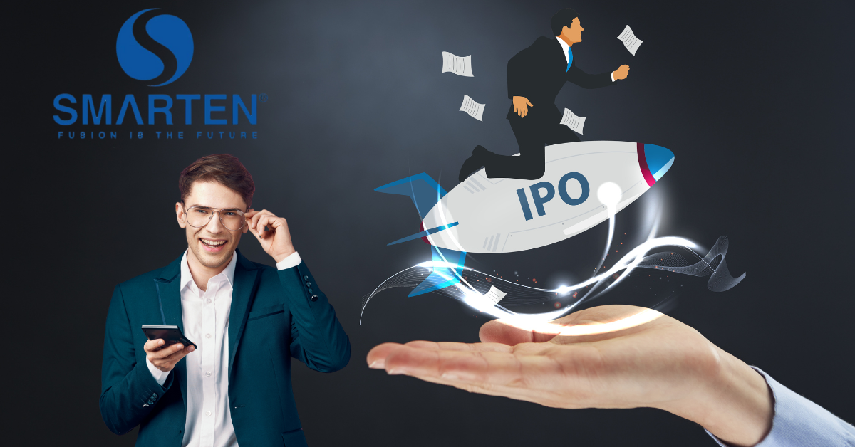 Smarten Power Systems IPO GMP chart with company logo used for educational purposes only.